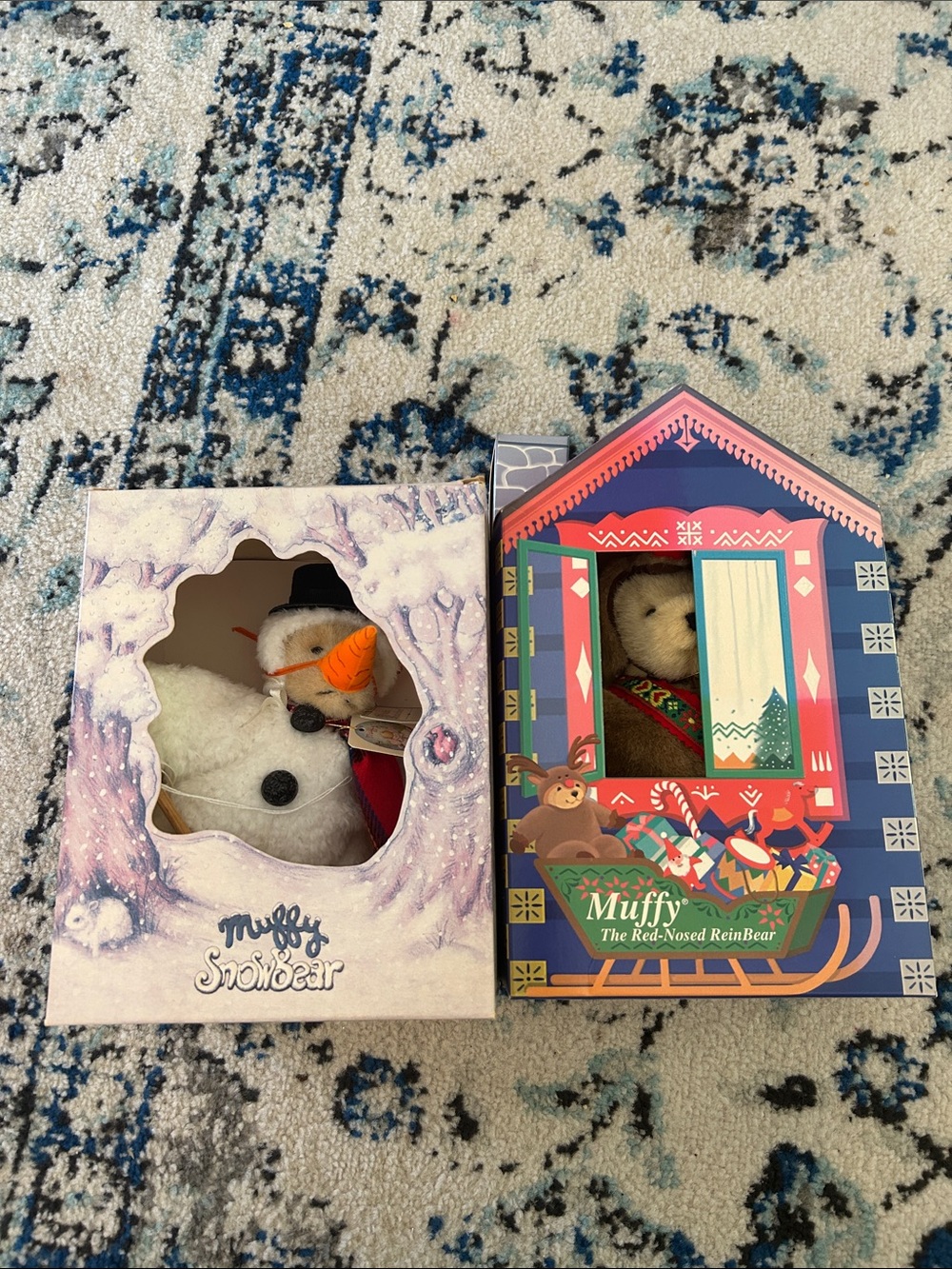 Lot of 2 Vintage Muffy VanderBear Holiday Bears